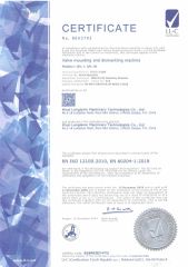 CE certificate from Wuxi Longterm Machinery Technologies Co., Ltd.