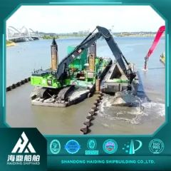 Spud Pontoons Amphibious Dredgers for Stable Shallow Water Work  - Image 1