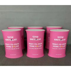 Portable High Quality Exhibition Fabric Trade Show Promotion Table Counter - Image 2