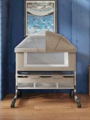 New Design Baby Multifunctional Height Adjustable Rocking Bed Cradle Baby Bedside Bassinet Crib with Diaper Table - Image 5