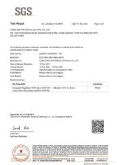 SGS certificate of Shanxi Xinyuheng Trade Co.LTD – certificate photo, supplier certificates section