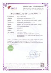 CE Certificate certificate from Shanghai Wafer Microelectronics Co., Ltd.