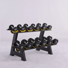 Commercial Home Gym Adjustable Equipment Weight Training Rubber Coated Dumbbell - Image 4