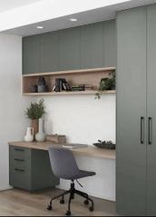 Aluminium Modular Kitchen Durability High Water Resistance Yes Maintenance Requirement - Isha Design