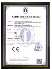 CertificateofCompliance certificate from Guangzhou Shixuan Audio Equipment Co., Ltd.