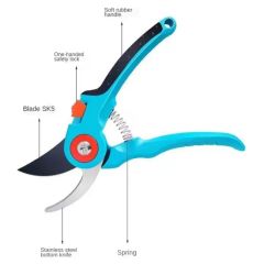 Sk5 Thick Branch Shears and Garden Scissors Origin China Brand Yining Color Colored Condition New Size ≥8 Inches Feature - Image 5