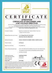 CE for Air Shower certificate from Wuxi Kwang Purification Co., Ltd