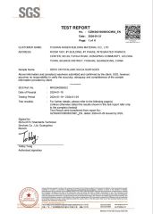 SGS certificate of zero silicon quartz stone certificate from Foshan Ansheng Building Material Co., Ltd.