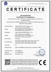 CE certificate from Jiangsu Suweier Science Technology Co., Ltd.