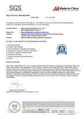 SGS Audit Certificate certificate from Herb Green Health Biotech Co., Ltd.