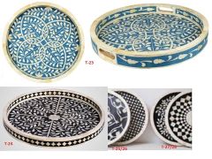 Buffalo Bone Inlay Tray - Image 4
