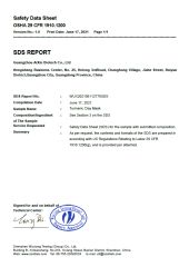 Turmeric Clay Mask MSDS certificate from Guangzhou Aixin Cosmetic Co., Ltd.