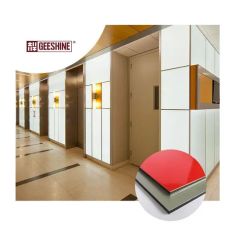 4mm Alu ACP Panel PVDF Coating Red 1220x2440mm CE ASTM ISO Geeshine 1Y MOQ100 - Image 6