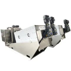 Multiple Disc Purifying Waste Water Environmental Sludge Dewatering Screw Filter Press - Image 4