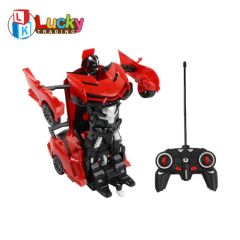 RC Deformation Robot Car Toy with LED Light - Image 1