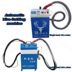 Electric Thread Suction Sewing Ends Cutting Machine Thread Cutter Double Head Motor Apparel Thread Trimming Machine Price - Image 5