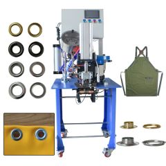 Automatic Eyelet Punching Machine for Tennis Net Origin China Condition New Net Weight 190kg Model NO. QC16002 HS Code 8479819000 - Image 6