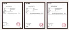 Certificates certificate from Zibo Sunny Trading Co. Ltd.