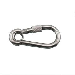 Rigging Hardware Hook Stainless Steel Spring Snap Hooks with Eyelets and Screw Nuts - Image 5