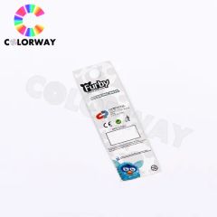 Recycled Paper Jeans Hang Tag Type Hang Shape Strip Size 4cm*9cm Material Paper Pattern Printed Model NO. DC-57 Origin - Image 1
