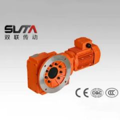 K37 K47 K57 K67 Bevel Helical Foot Mounted Gearmotor Gearbox for Logistics Conveyor Drive Motors - Zhejiang Shuanglian Machinery Co., Ltd.
