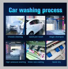 Double Arms Factory Sale Self Service Automatic Car Wash Multiple Accessories Included Six Air Dryers and High Pressure Cleaners Car Washing Machine - Image 4