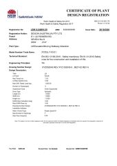NSW Certificate certificate from Jinan Xyztech Machinery Co., Ltd