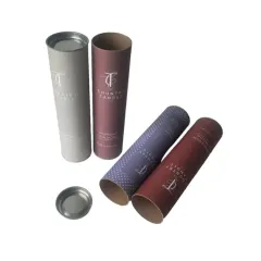Luxury Biodegradable Round Thin Tube Incense Sticks Incense Cone Reed Diffuser Kraft Round Packaging Tube - Image 1