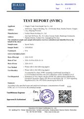 reach certificate from Ningbo Youkiunite Imp &Exp Co., Ltd