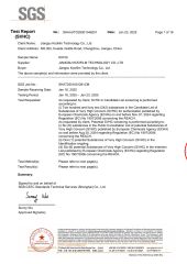 SVHC certificate from Jiangsu Koofilm Technology Co., Ltd.