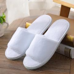 Custom Disposable Hotel SPA Soft Coral Fleece Slippers Size Medium Model NO. 1 Origin China Type Slipper Feature Soft Thickness - Image 2