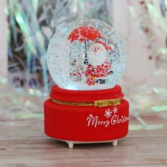Popular Christmas Crystal Ball Music Box for Promotion - Image 5