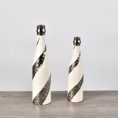 Silver Plating Ceramic Kitchenware Oil Honey Bottles OEM 3000PCS Origin China Style European Color as Photo Design as - Image 4