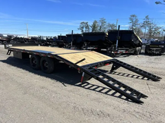 2024 Diamond C 8.5×20 20K Deckover Equipment Trailer w/ 72” Flip-Knee Ramps - Image 4