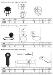 Strong Magnetic Storage Hooks 4.3/6.6cm Heavy Duty Magnet Tool Organizer Magnetic Storage Straps - Image 6