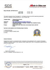 we have SGS certificate certificate of Xingying Brush Factory – certificate photo, supplier certificates section