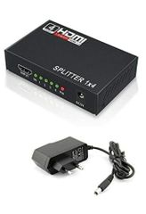 4 x 1 Port HDMI Splitter   Bit Depth 24-bit Body Material Full Metal Output Type Analog L/r Rca Input Type Coaxial Or - Image 4