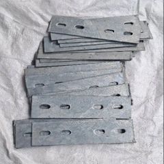 Grey Galvanized Iron Coupler Plates Thickness 8mm Shape Rectangular Size 15x3.5 Inches Material Galvanized Iron Finishing Type Powder - Image 3