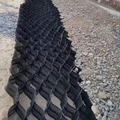 Plastic Ground Geo Grid Driveway Ground Pavers Geocell Color Black Origin China Material HDPE Trademark YiJia HS Code - Image 1