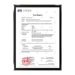 ROHS certificate of ZHEJIANG DELI CONNECTORS CO., LTD. – certificate photo, supplier certificates section