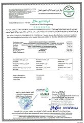 HALAL certificate from MHMD LLC