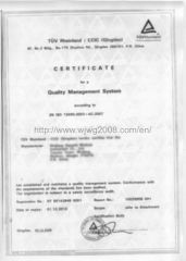 Certificates 3 certificate from Wujiang Win Game I/E Co., Ltd.