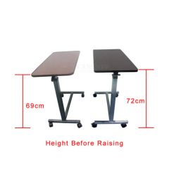 Sy-R083 Widely Used Medical Adjustable Over Bed Table Durable Movable Hospital Folding Dining Table - Image 5