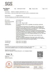 Reach certificate from Guangzhou Everwall Co., Ltd