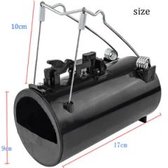 Outdoor Spring Loaded Black Hole Rodent Gopher Trap Pest Control - Image 3