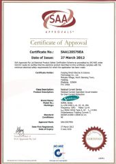 SAA Certificate for 3KA RCBO certificate of Wenzhou Xinchi International Trade Co., Ltd. – certificate photo, supplier certificates section