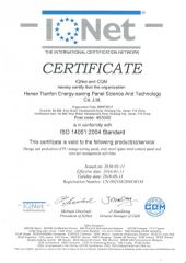 ISO Environment Certificate certificate from Henan K-Home Steel Structure Co., Ltd.