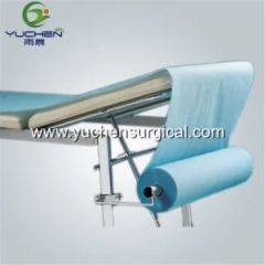 Bed Sheet Roll Anti-Bacterial SMS/PP Nonwoven Elastic Fitted Bed Cover for Hospital - Hefei YuChen Plastic Products Co., Ltd.