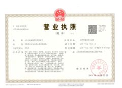 Business License certificate of Shandong Dajin Metal Material Co., Ltd. – certificate photo, supplier certificates section