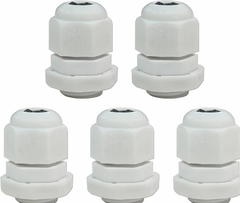 White PVC Pg Cable Gland, IP44 Color White Material PVC IP Rating IP44 Thread Model PG 11 Sealing Material Neoprene Thread Options Metric Or - Image 2
